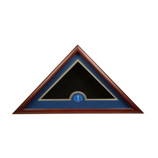 Medallion Flag Display Case, Memorial Flag Display case - EMS Medallion., Medallion Flag Display Case, Memorial Flag Display case., The Military Gift Store, Medallion Flag Display Case