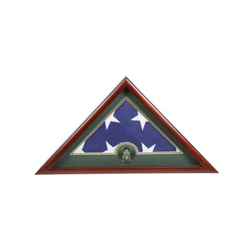 Medallion Flag Display Case, Memorial Flag Display case., , The Military Gift Store, Medallion Flag Display Case