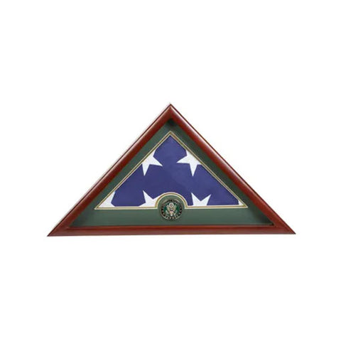 Medallion Flag Display Case, Memorial Flag Display case. - The Military Gift Store