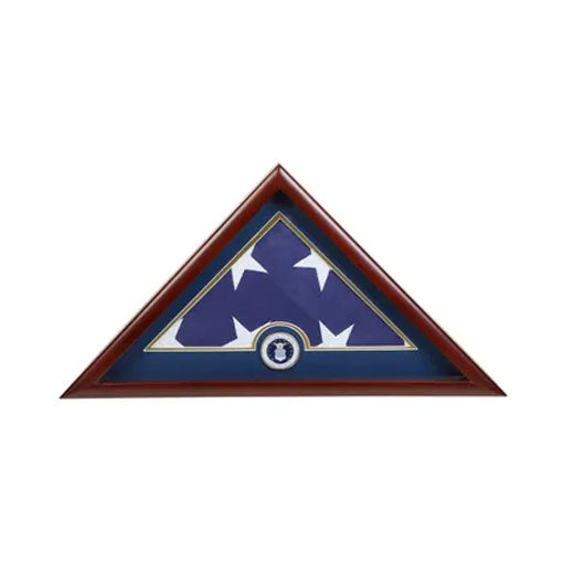 Medallion Flag Display Case, Memorial Flag Display case - Air Force Blue., Medallion Flag Display Case, Memorial Flag Display case., The Military Gift Store, Medallion Flag Display Case