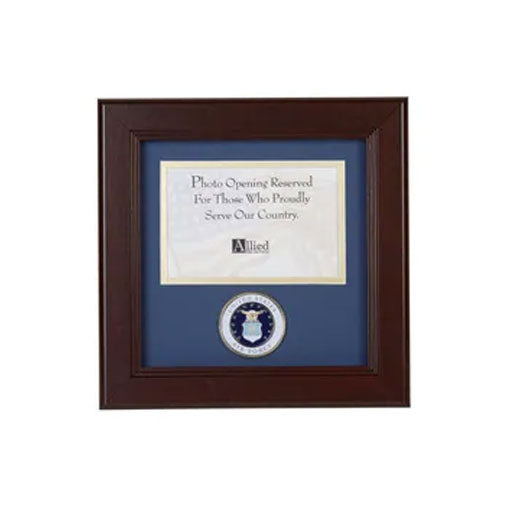 U.S. Air Force Medallion 4-Inch by 6-Inch Landscape Picture Frame, , The Military Gift Store, Picture Frame