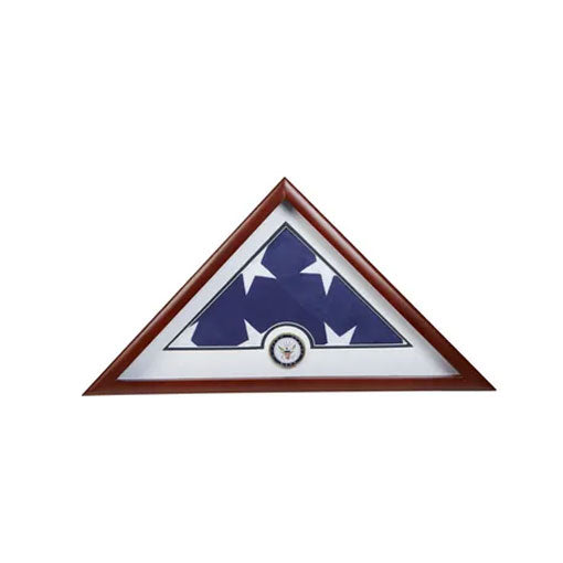 Medallion Flag Display Case, Memorial Flag Display case with Navy Blue., Medallion Flag Display Case, Memorial Flag Display case., The Military Gift Store, Medallion Flag Display Case