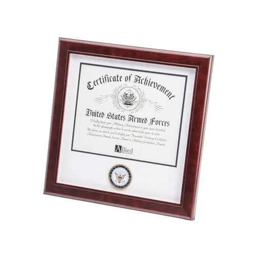 U.S. Navy Medallion 8-Inch by 10-Inch Certificate Frame, , The Military Gift Store, Certificate Frame