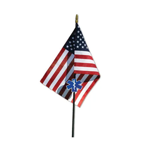 Flags Connections - EMS Grave Marker | Heroes Series., , The Military Gift Store, Grave Marker