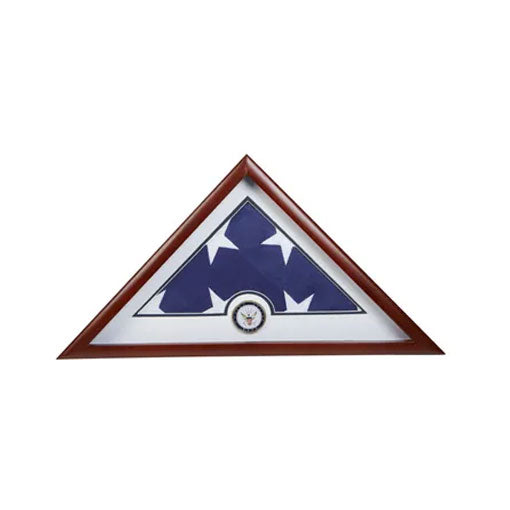 Medallion Flag Display Case, Memorial Flag Display case - Navy Blue., , The Military Gift Store, Medallion Flag Display Case