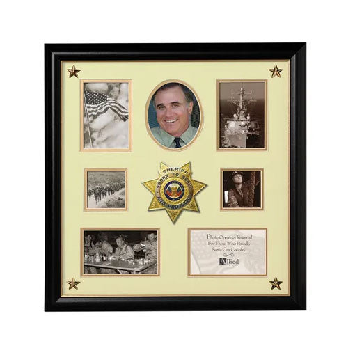 16X17 Sheriff Collage Frame, , The Military Gift Store, Picture Collage Frame