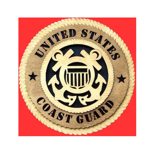 Coast Guard Wall Tributes, Coast Guard Gifts - 9"., , The Military Gift Store, Wall Tributes