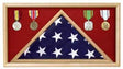 Flag Memorial Case - Fit a Flag that was Over a Coffin, , The Military Gift Store, Rectangular Flag case