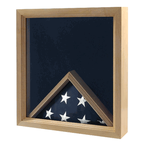 Navy Flag and Medal Display Case Navy Shadow Box, , The Military Gift Store, Flag Case