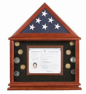 Certificate Holder - 5x9 flag, Certificate Holder, The Military Gift Store, Army Flag Display Cases (64)