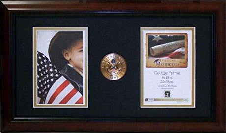 Flag Connections US Armed Forces American Moments Collage Photo Frame, , The Military Gift Store, Display Case Accessories