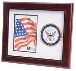 U.S. Navy Medallion Portrait Picture Frame, , The Military Gift Store, Picture Frame