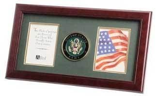 U.S. Army Medallion Double Picture Frame, , The Military Gift Store, Air Force flag display cases, Air force Retirement Shadow Boxes (61)