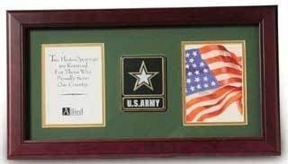 Go Army Medallion Double Picture Frame, Mahogany Made, , The Military Gift Store, American Flags- High Quality American Discounted Flags (2)