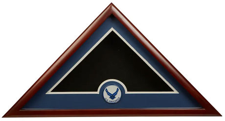 Air Force Wing Frame, Air Force Flag Display Case, Air Force - 5' x 9.5'., Air Force Wing Frame, Air Force Flag Display Case, The Military Gift Store, Flag Display Case