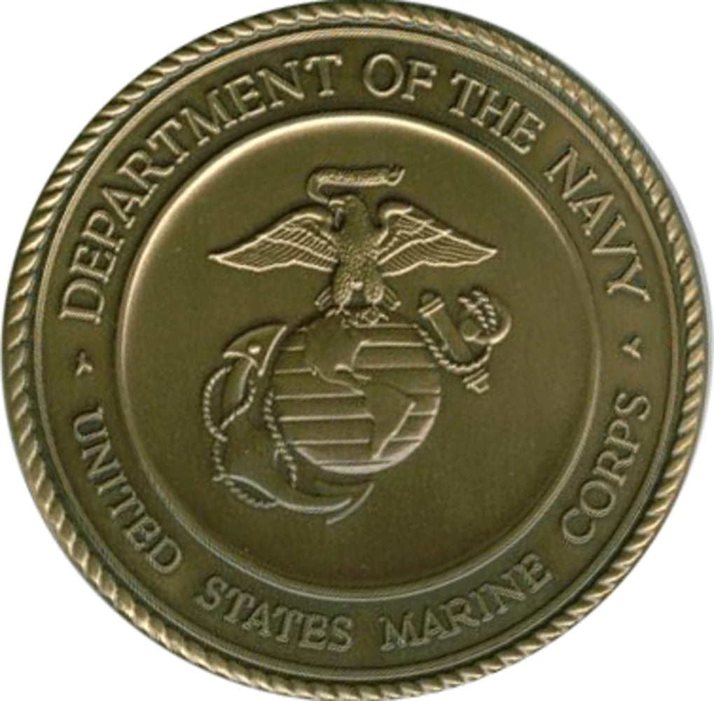 Marine Corps Brass service medallion., , The Military Gift Store, coin