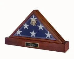 Memorial Flag Display Case., , The Military Gift Store, Flag Case, Burial Flag Shadow Case, Flag display
