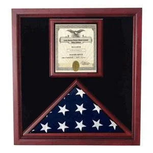 Award and flag display case display Case - Size 5'x8' flag, , The Military Gift Store, Burial Flag Cases