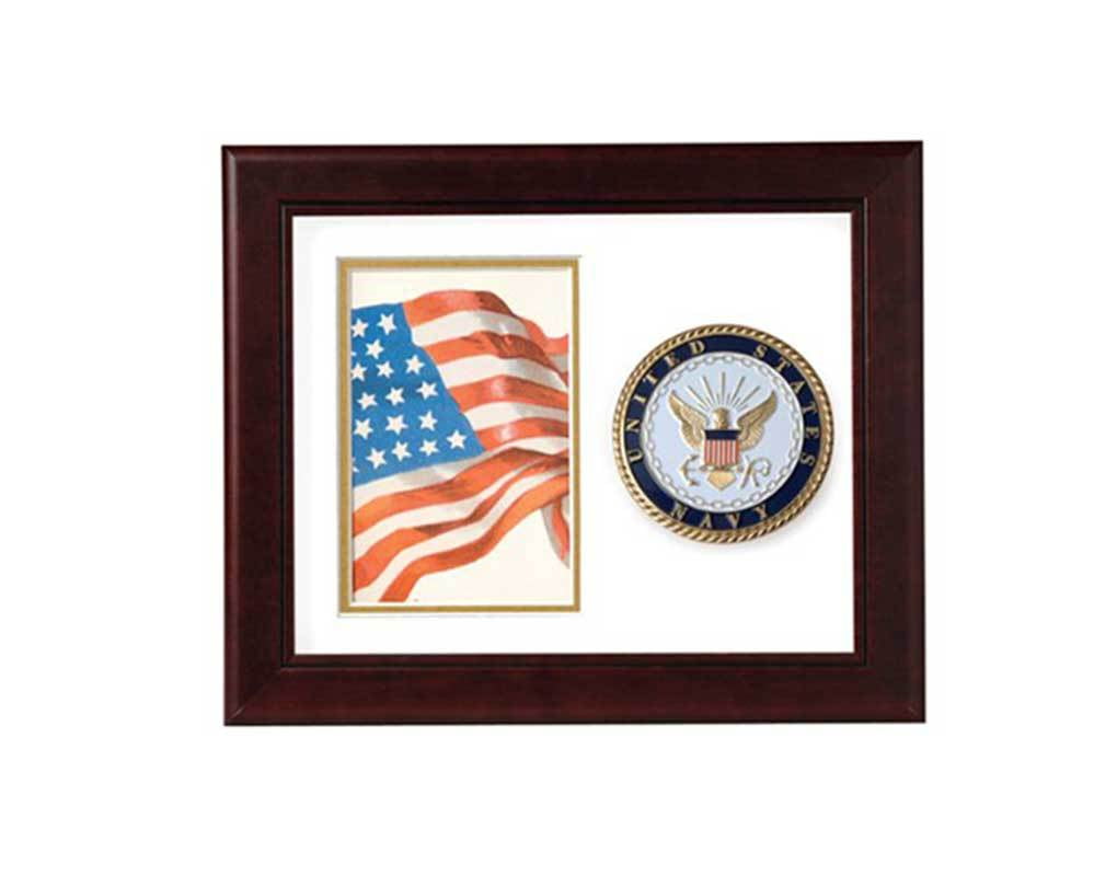 United States Navy Vertical Picture Frame by Flags Connections, , The Military Gift Store, Awards Display Cases, Awards Display Frames (62)