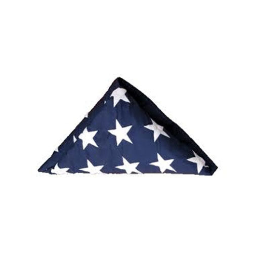 Flags Connections - Pre-Folded American Flags - Fit 5' x 9.5' Casket Flag., Pre-Folded American Flags - Fit 5' x 9.5' Casket Flag., The Military Gift Store, Folded American Flags