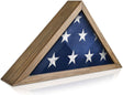 Rustic Flag Case - SOLID WOOD Military Flag Display Case for 9.5 x 5, , The Military Gift Store, American Flag Frames