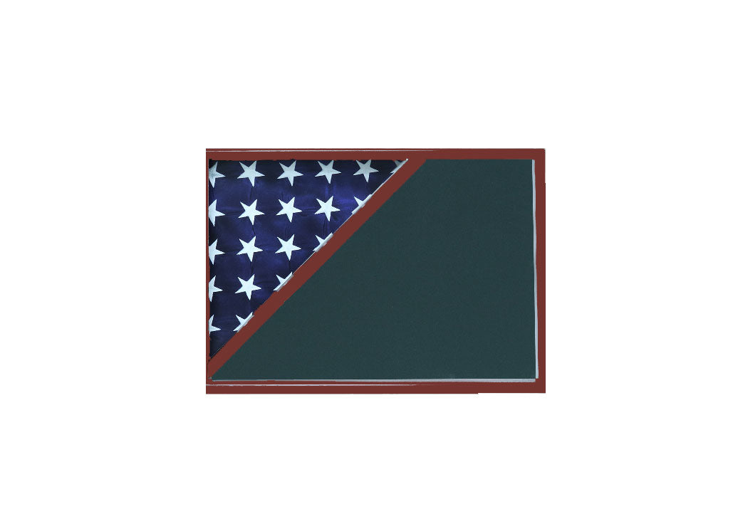 Shadow box for 5x9.5 flag, Cherry Finish, , The Military Gift Store, Flag Display Case For 5'x9.5' Flag