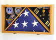 Large Flag & Medals Military Pins Patches Insignia Holds up to 5x9 Flag - Oak, Large Flag & Medals Military Pins Patches Insignia Holds, The Military Gift Store, Large Military Memorial Flag