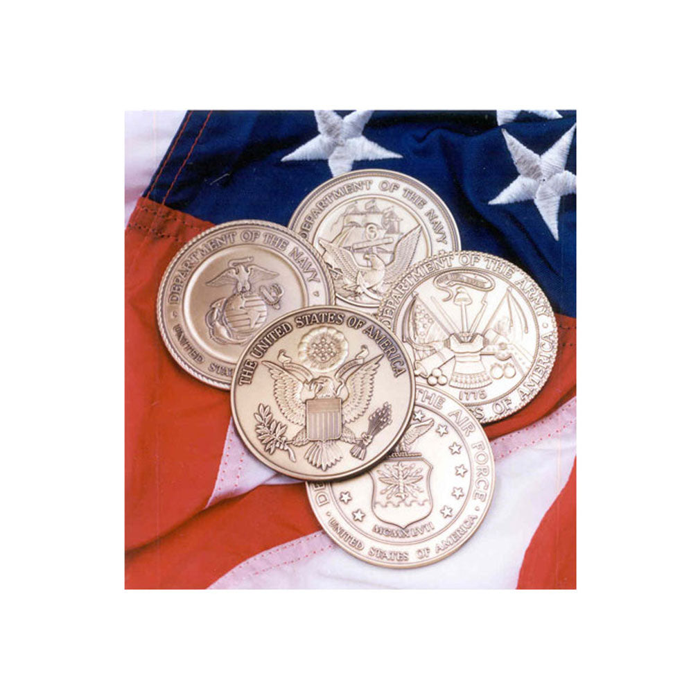 Marine Corps Brass service medallion, , The Military Gift Store, Military Service Medallions