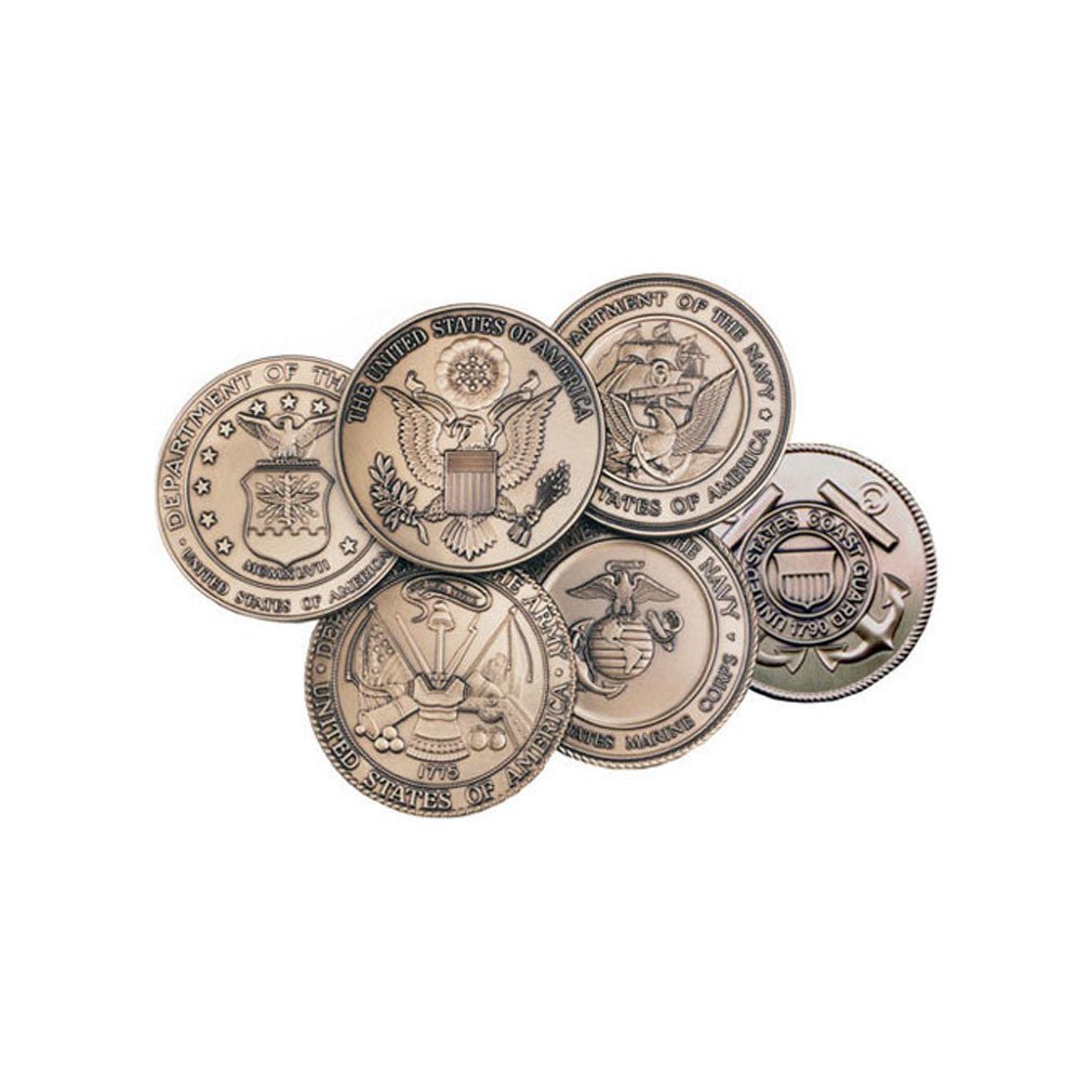 Marine Corps Brass service medallion, , The Military Gift Store, Military Service Medallions