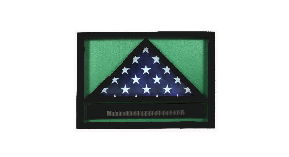 Police/Fire Retirement shadow box, , The Military Gift Store, Armed Force Flags (13)