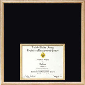 US Marine Corp Certificate Display Case in bottom. - The Military Gift Store