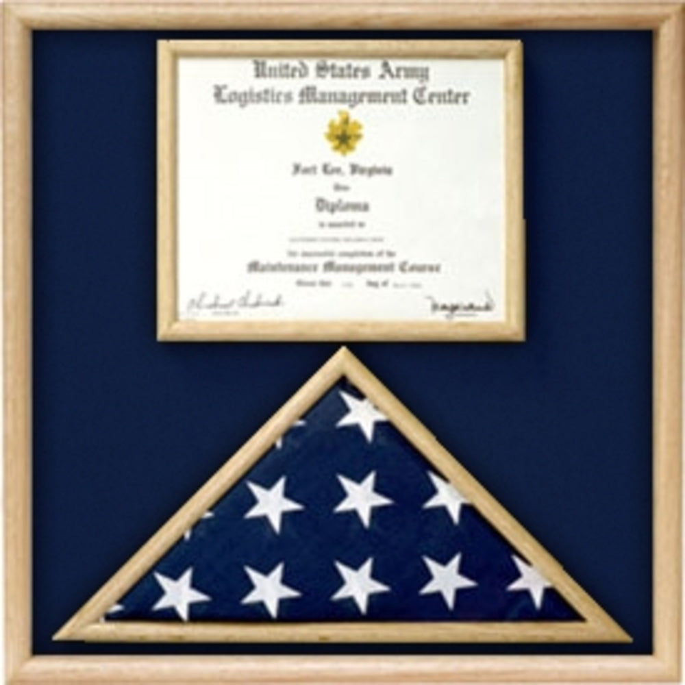 Air Force Flag and certificate Display case., , The Military Gift Store, Air Force flag display cases, Air force Retirement Shadow Boxes (61)
