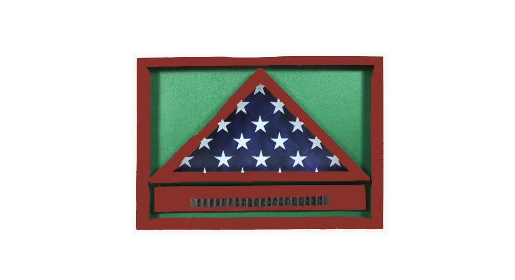 Police/Fire Retirement shadow box, , The Military Gift Store, Armed Force Flags (13)