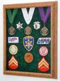 Awards Display Case, Military Medal Display case - Oak, , The Military Gift Store, Flag and Medal Display Cases