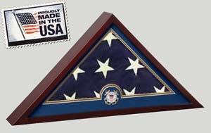 Coast Guard Flag Display Case - No Flag, , The Military Gift Store, Burial Flag Cases
