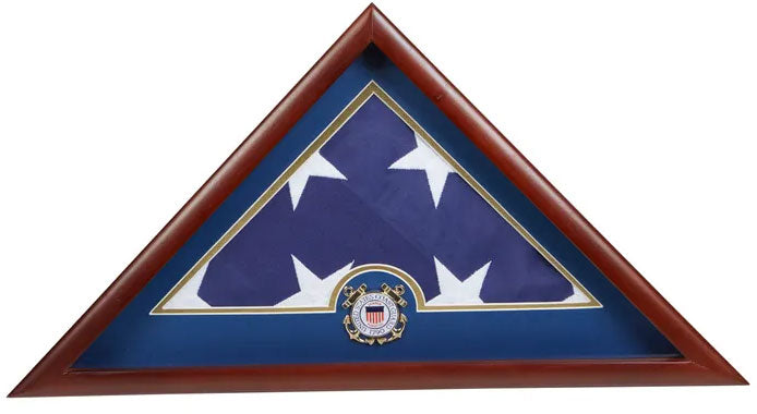 Coast Guard Frame, Coast Guard Display Case, Coast Guard Gifts - 5' x 9.5' Flag., Coast Guard Frame, Coast Guard Display Case, Coast Guard Gifts, The Military Gift Store, Flag Display Case