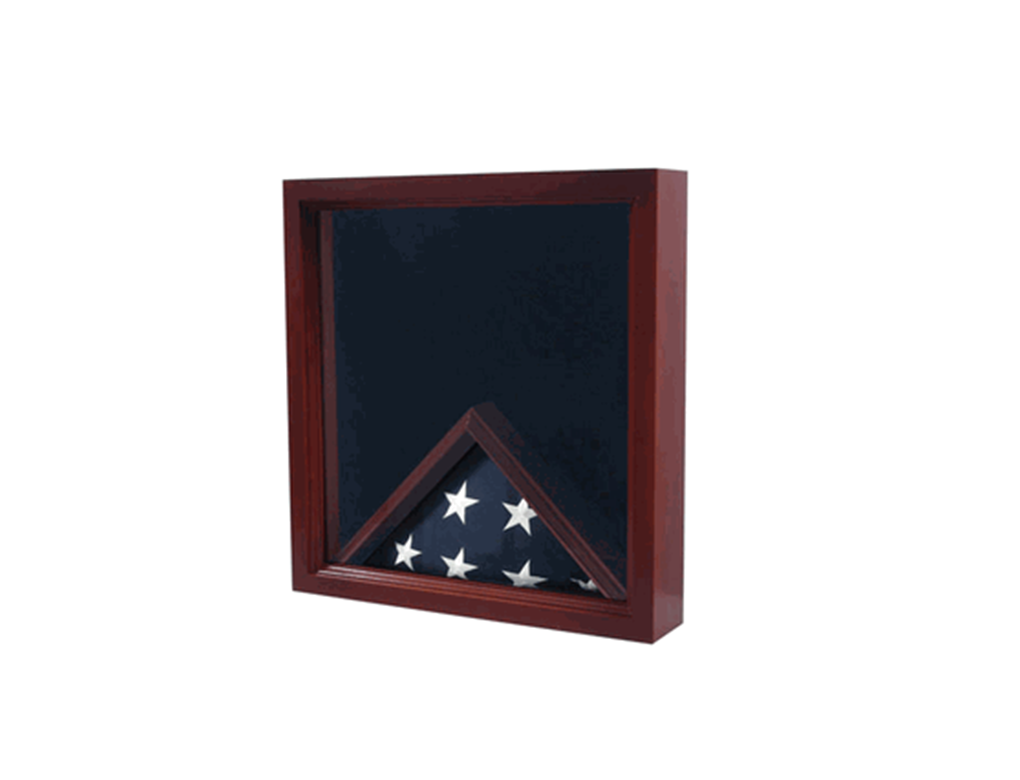 Army Flag Medal Display Box- Shadow Box, Flag Box - Oak, , The Military Gift Store, American Flag Frames (43)