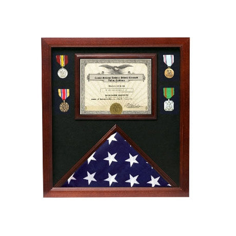 Veterans Made Flag Document Case American Flags with Fit 4' x 6' Flag., , The Military Gift Store, Flag Document Case