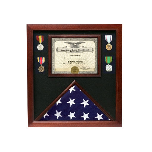 Veterans Made Flag Document Case American Flags with Fit 4' x 6' Flag., , The Military Gift Store, Flag Document Case