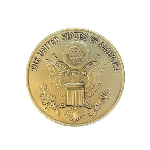 The Great Seal of the USA Brass Medallion, , The Military Gift Store, Military Service Medallions