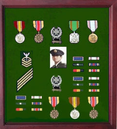 Army Medal Display Case, Army Medal Shadow box., , The Military Gift Store, Military medal and Certificate frames
