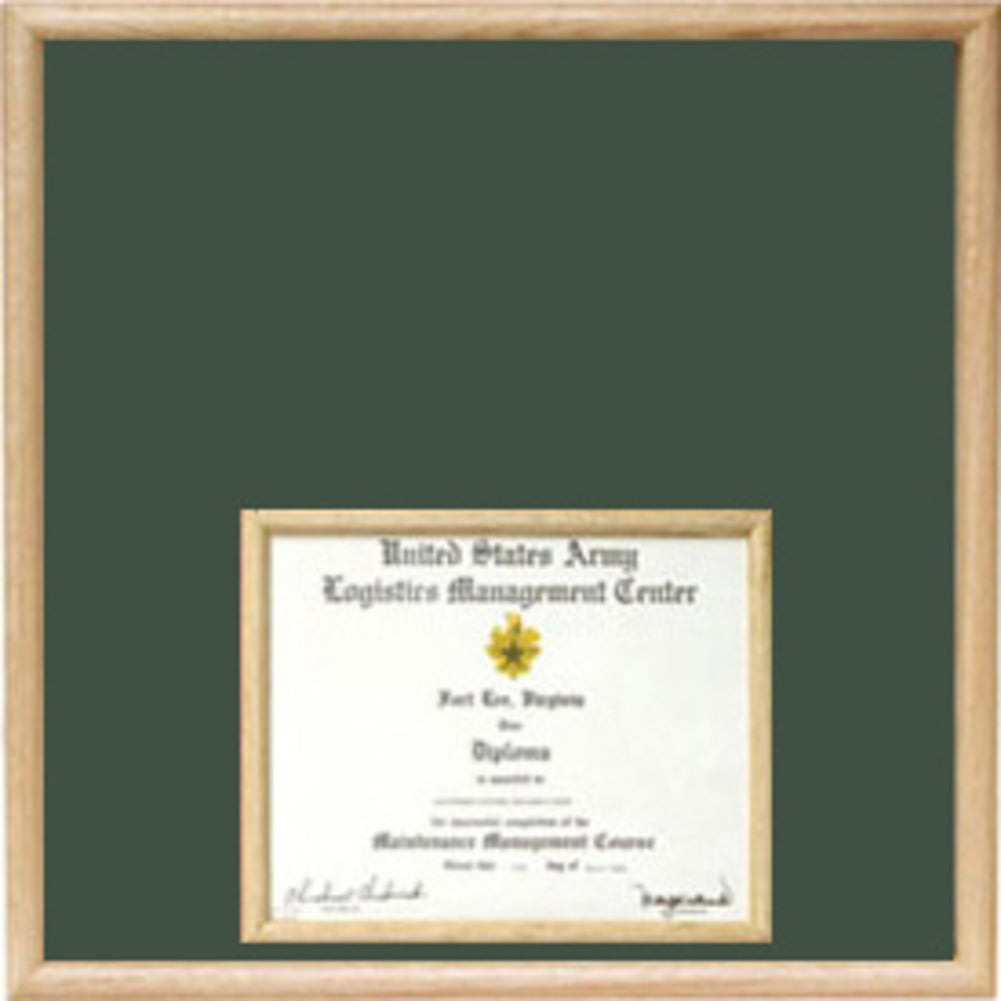 US Marine Corp Certificate Display Case in bottom. - The Military Gift Store