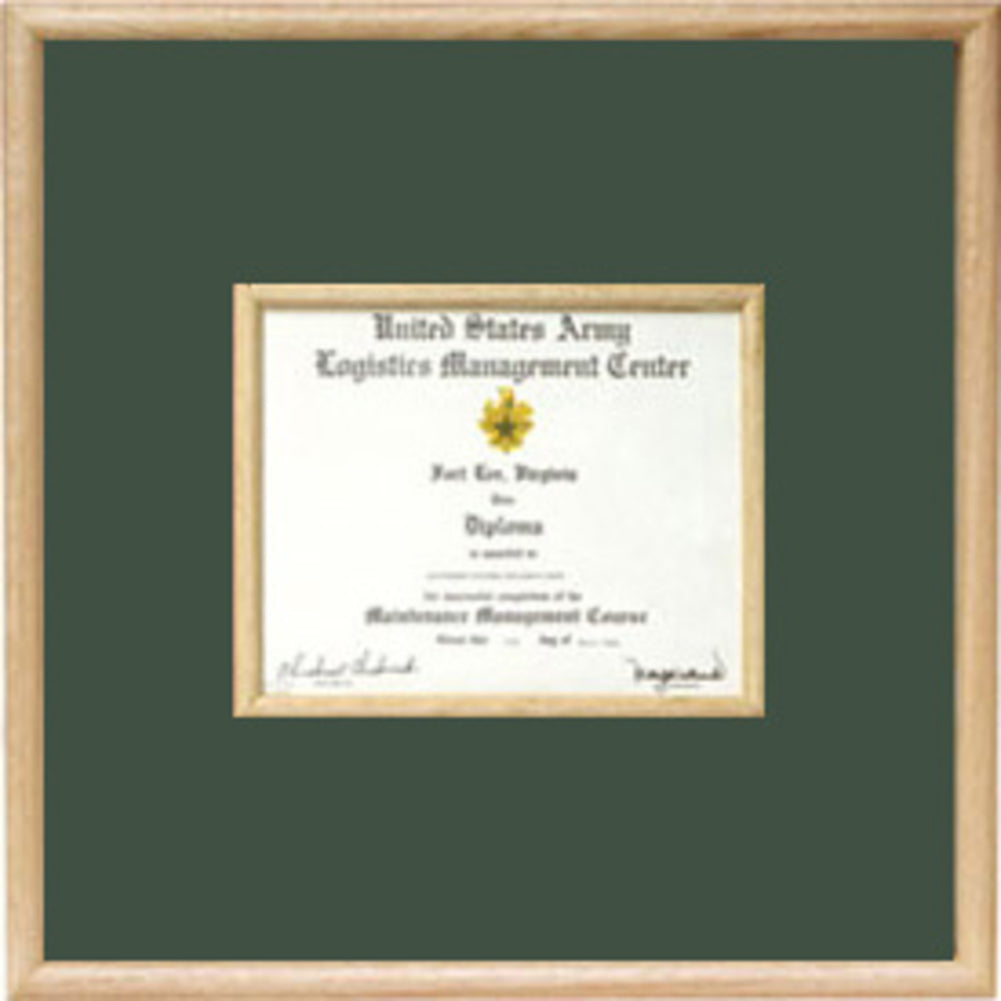 US Marine Corp Certificate Display Case in middle., , The Military Gift Store, Military medal and Certificate frame