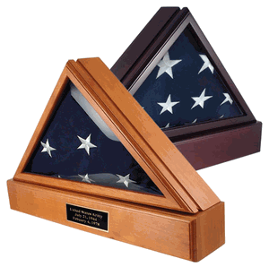 Veteran Flag Display Case, Veteran Flag Cases-solid Case, , The Military Gift Store, Flag Display Cases For 3'X5' Flag