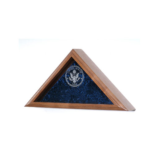 Glass Laser Engraved Flag Display Case - Fit 3' x 5' Flag., , The Military Gift Store, Flag Display Case