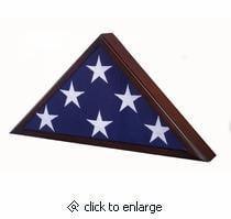 Veteran Dark Cherry Flag Case., , The Military Gift Store, Burial Flag Cases