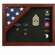 The Patriot Flag Display Case, American flag display Case, , The Military Gift Store, Rectangular case