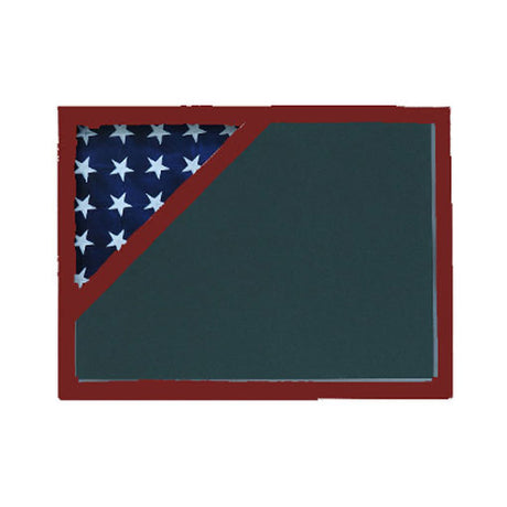 Shadow box for American 4'x6' Flag - Cherry Material., , The Military Gift Store, Flag Shadow Case