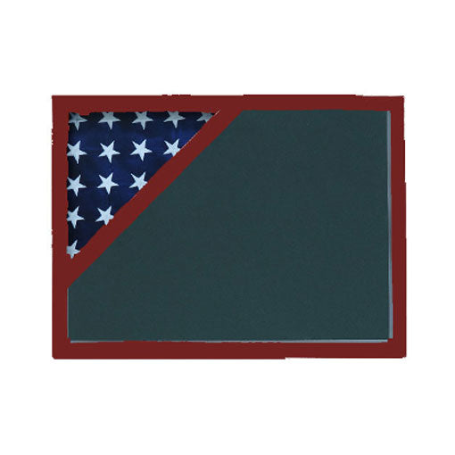 Shadow box for American 4'x6' Flag - Cherry Material., , The Military Gift Store, Flag Shadow Case