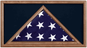 Marine Corp Medal and Flag Case., , The Military Gift Store, Personalized Flag Display Case